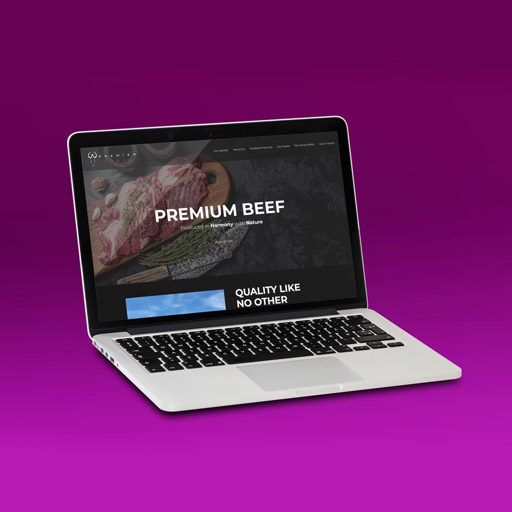 PremierWagyu / Website design