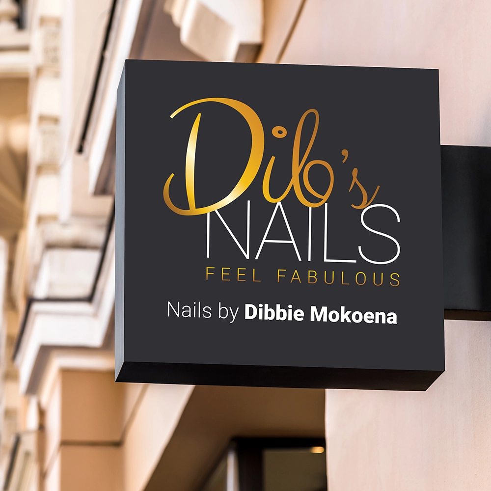 DibsNails / Logo & visual identity