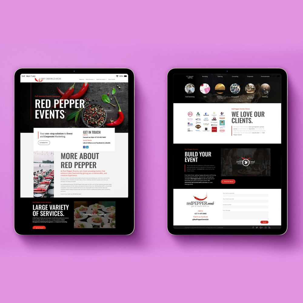 RedPepper / Website design