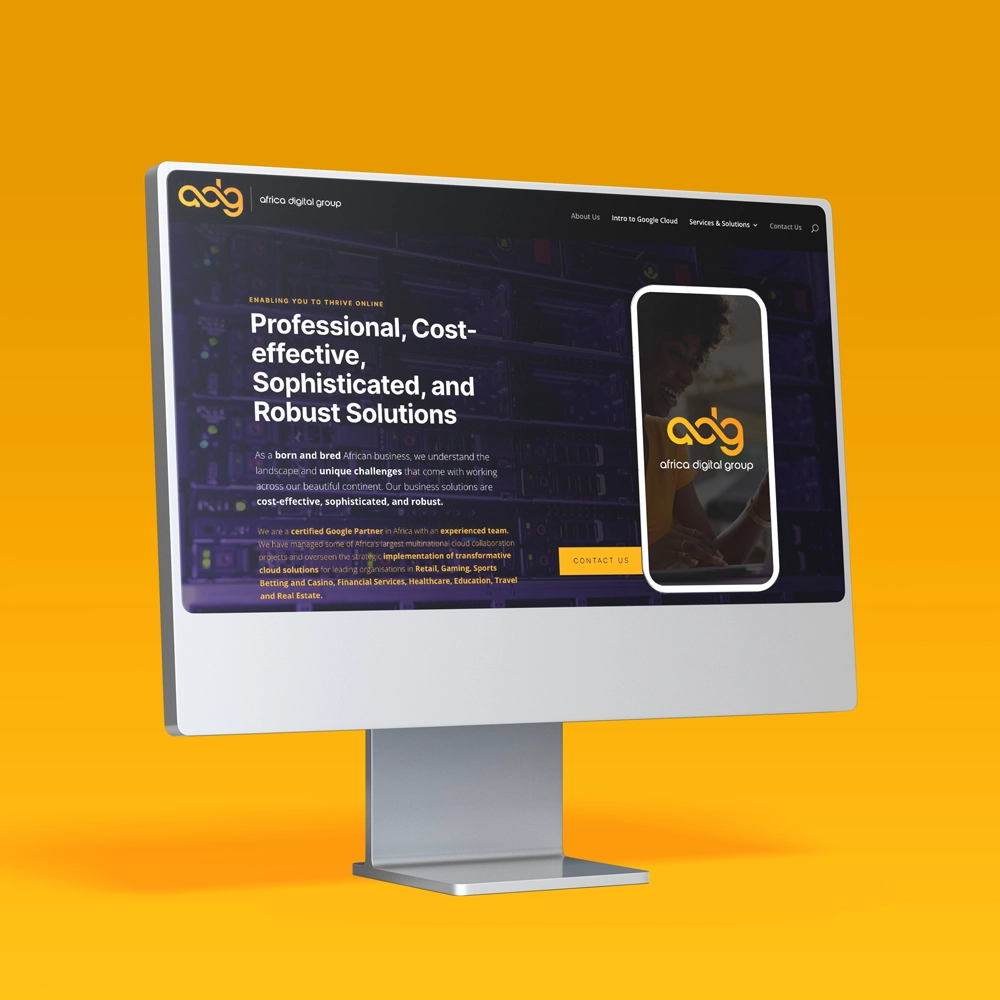 AfricaDigitalGroup / Website design