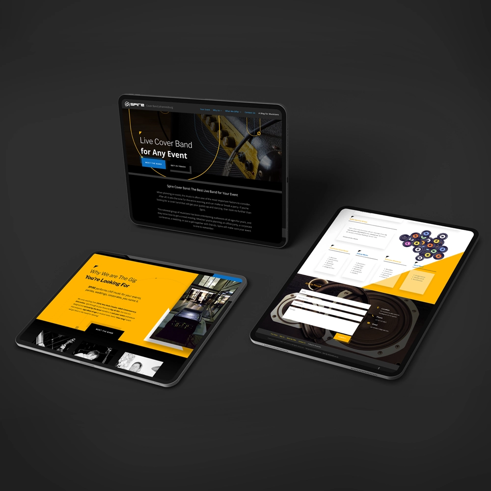 SPIRE / Website design