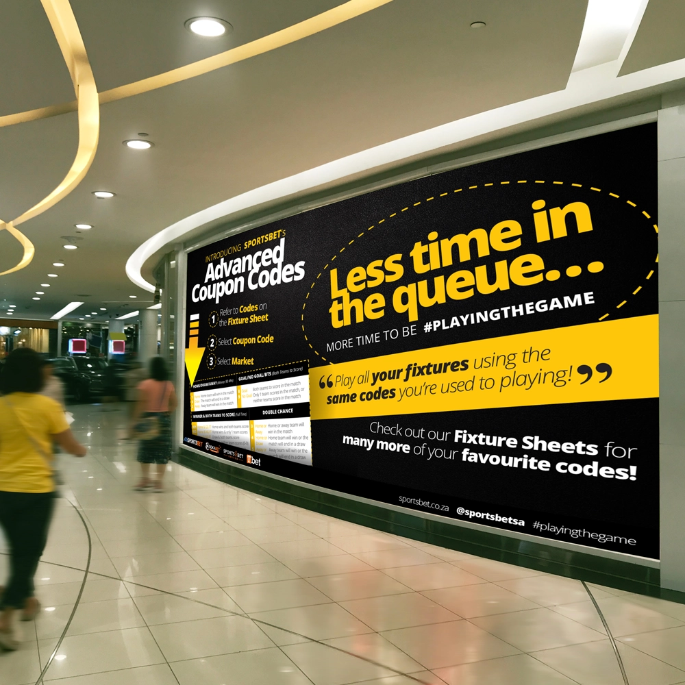 Betting / Signage & large format