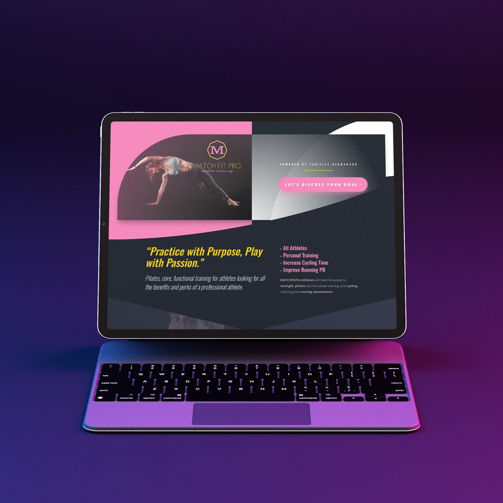 MatchFitPro / Website design
